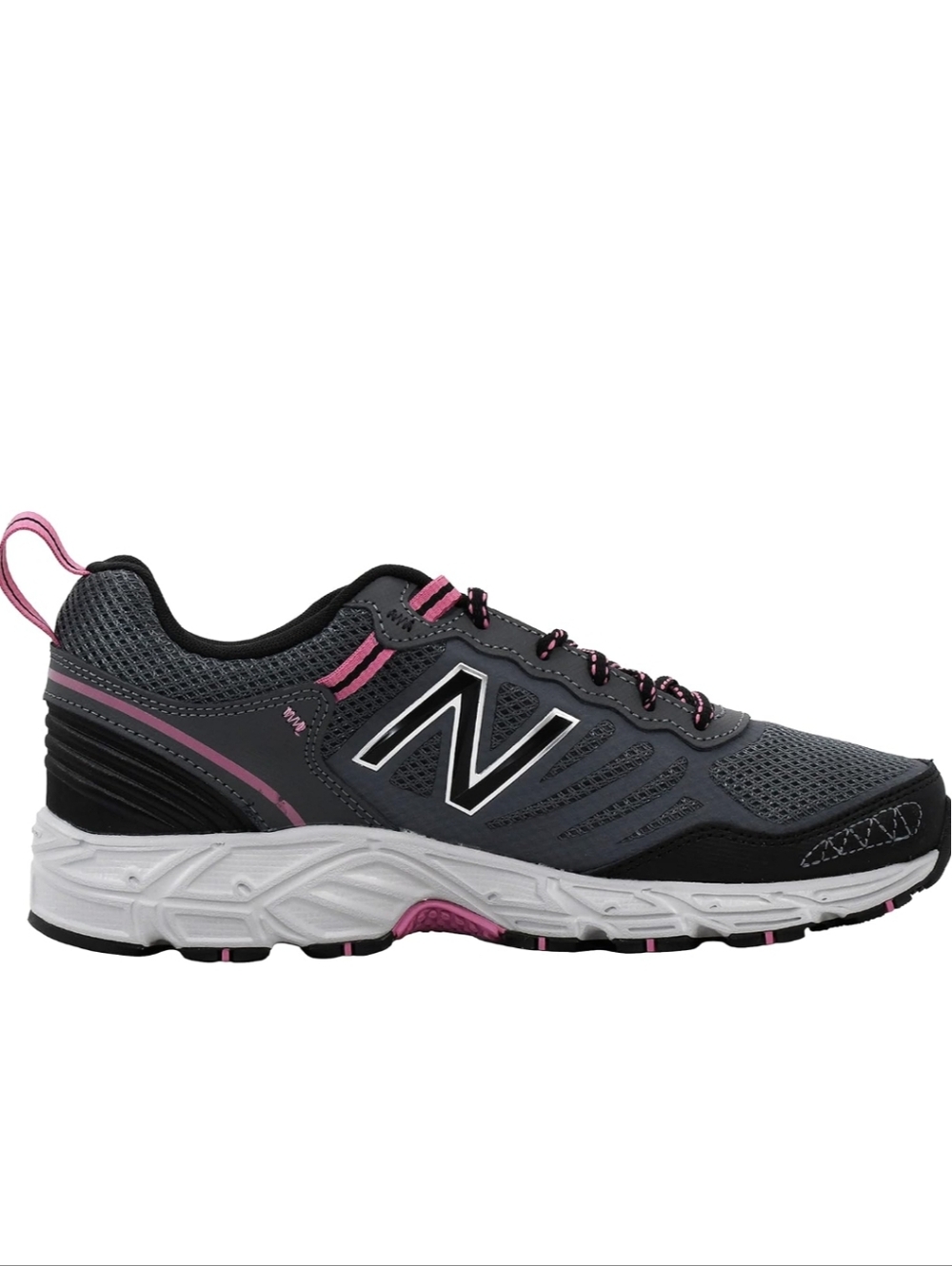 New Balance Women's 573 v3 Grey/Pink Trail Running Shoe 8 M US - Picture 6 of 12